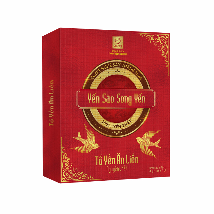 Tổ Yến Ăn Liền Nguyên Chất Hộp 4g